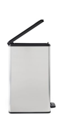 DECO SLIM BIN Poubelle rectangulaire à pédale 40L - Veba