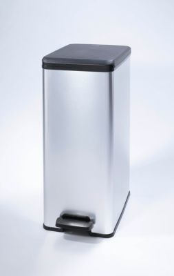 DECO SLIM BIN Poubelle rectangulaire à pédale 40L - Veba
