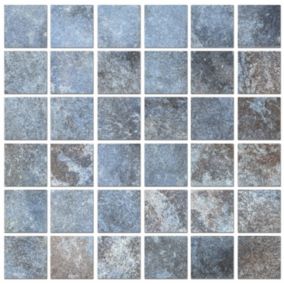 DECORA MOSAICOS Carrelage mosaïque BALI Bleu mat 29x29 cm