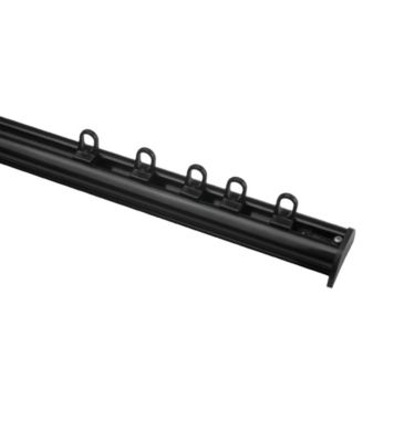 DECORAIL - Tringle rail pour rideau en aluminium L.3,50 m Coloris - Noir
