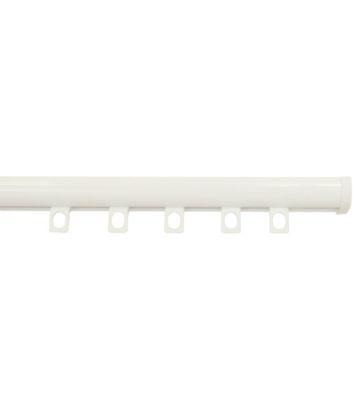 DECORAIL - Tringle rail pour rideau en aluminium L.4 m Coloris - Blanc