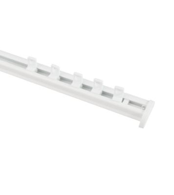 DECORAIL - Tringle rail pour rideau en aluminium L.4 m Coloris - Blanc