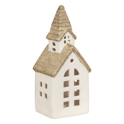 Khevga Décoration De Noël Maison Bougie à Réchaud Ou LED En Céramique