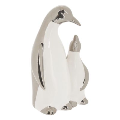 Décoration de noël pingouins céramique H.14,5cm Feeric Light & Christmas