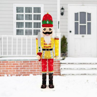 Decoration Noel Exterieur Lumineuse Soldat Casse Noisette LED Deco Noel 100 Lumières LED Blanches Chaudes