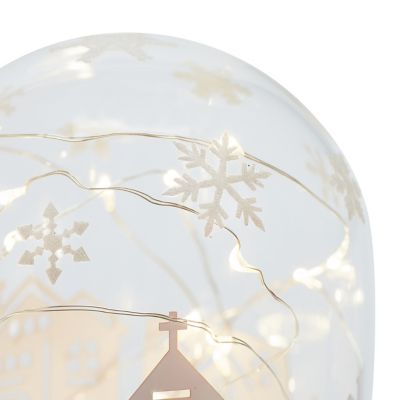 Décoration Noël Village Dôme LED blanc