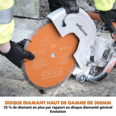 Découpeuse à matériaux Evolution R300DCT+ 2400W ø300 mm