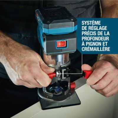 Défonceuse sans fil Erbauer Ext ERI1108PLN 18V ( sans batterie)
