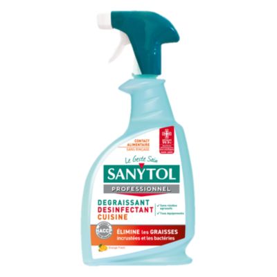 Dégraissant désinfectant cuisine agrumes Sanytol 0,75L