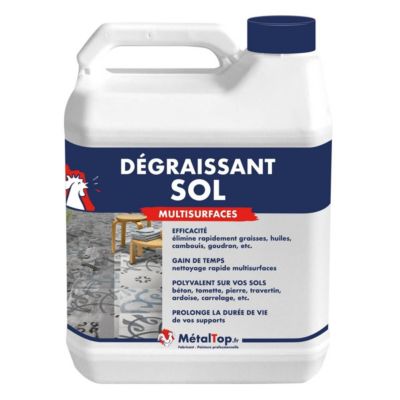 Degraissant Sol - 60 L - Métaltop