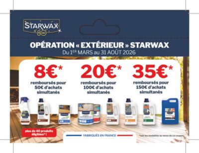 Dégrisant concentré terrasses bois Starwax 2L