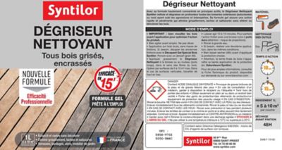 Dégriseur nettoyant extérieur Syntilor 1 L