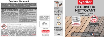 Dégriseur nettoyant extérieur Syntilor 2,5L
