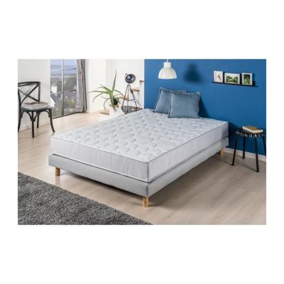 DREAMIN *101 - Topper simple 100 x 190 cm en duvet respirant, correcteur de matelas 4 saisons avec coins élastiques - Topper matelas haut 6/8 cm frais et doux pour un meilleur
