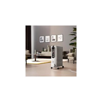Delonghi Radiateur à bain d'huile 2500w blanc - TRRSE1225