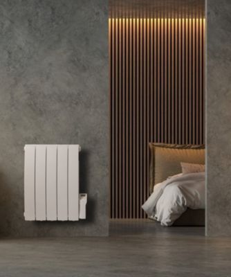 Deltacalor radiateur électrique à inertie fluide 1800W  Telica cintré horizontal