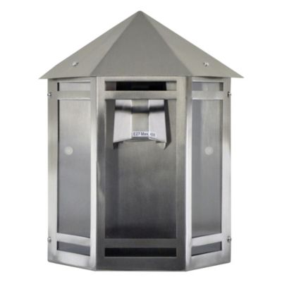 Demi applique Inox E27 60W - I-Watts Outdoor