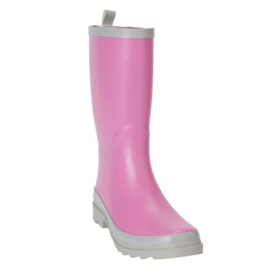 Demi-bottes caoutchouc Verve mauve Taille 40