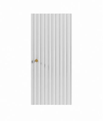 Demi-colonne de salle de bain 35 cm, Blanc, poignées dorées, 35 x 27 x 68 cm