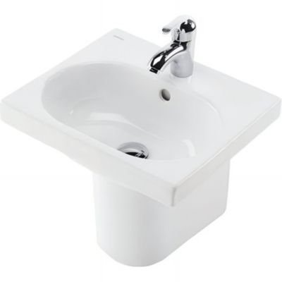 Demi colonne pour lavabo enfant WCkids sanitaires pour enfant blanc