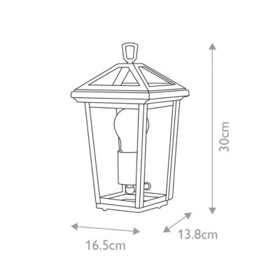 Demi lanterne Alford Place 1 lumière