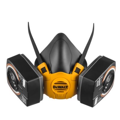 Demi-masque léger Dewalt avec filtres A2P3 - Taille M