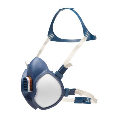 Demi-masque respiratoire anti-poussière et gaz P2 3M