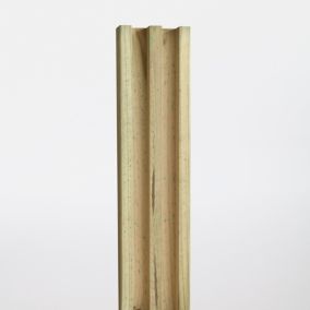 Poteau bois Blooma marron h.240 cm (sans base)
