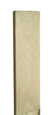 Demi poteau bois Lemhi L.240 cm pour pose double rainure