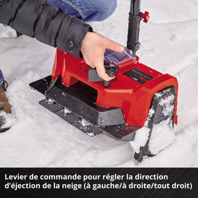 Déneigeuse sans fil sur batterie 36V Einhell GE-ST 36/40 Li E-Solo (vendue sans batterie ni chargeur)