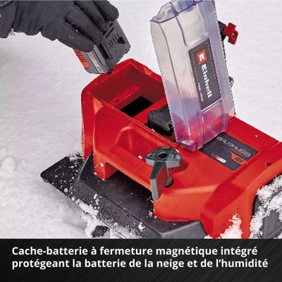 Déneigeuse sans fil sur batterie 36V Einhell GE-ST 36/40 Li E-Solo (vendue sans batterie ni chargeur)