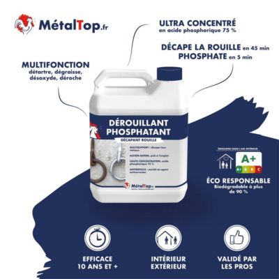 Derouillant Phosphatant - 1 L - Métaltop