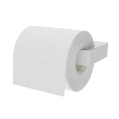 Dérouleur papier toilette Glomma Blanc