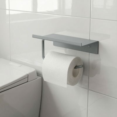 Dérouleur papier toilette Kina Gris mineral GoodHome