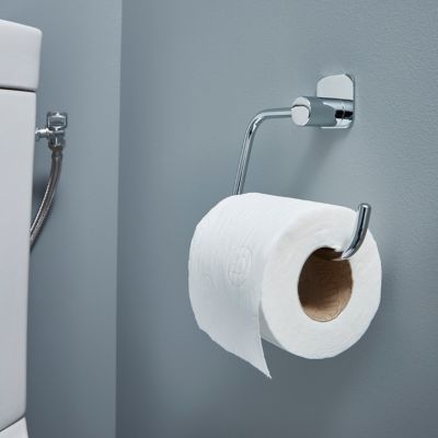 Dérouleur papier toilette Koros acier chromé GoodHome
