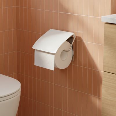 Dérouleur papier toilette Koros Blanc GoodHome