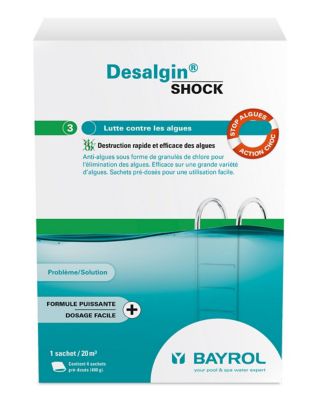 Desalgin Shock Bayrol 1.6kg pour Piscine