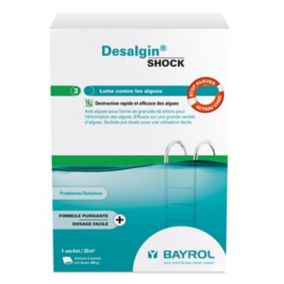 Desalgin Shock Bayrol 1.6kg pour Piscine