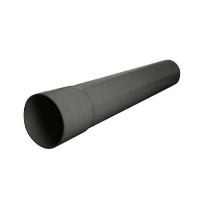 Descente de gouttière graphite ø80 mm L.4 m Fitt