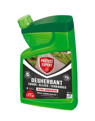 Action Rapide Désherbant ROUNDUP Allées & Terrasses 400ml - 3h | Traitement 175m² élimine Mauvaises Herbes