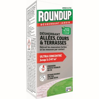 Désherbant Roundup Speed ultra pour cours, allées et terrasses 800ml