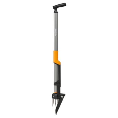 Désherbeur manuel ergonomique Fiskars en acier inoxydable