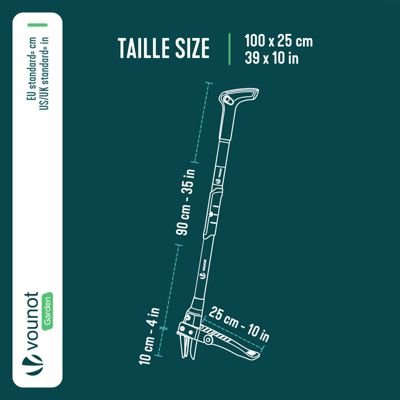 Desherbeur manuel Extracteur de mauvaises herbes longue manche 100 cm VOUNOT