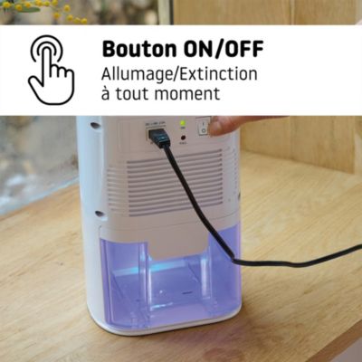 Déshumidificateur Blyss CF-5700 0,3L/J pour pièce de 10 m²