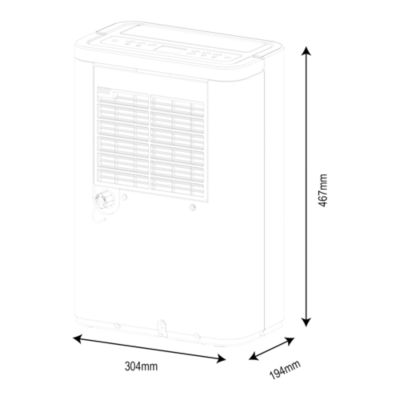 Déshumidificateur Blyss WDH-316DB 16L/J