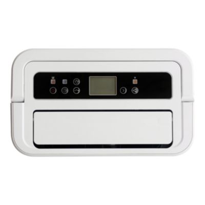 HOMCOM Climatiseur Mobile 2 en 1 Climatisation Déshumidification Max. 7000 Btu Débit d'Air 360 m³/h avec Télécommande Classe Énergétique A Minuterie 765 W