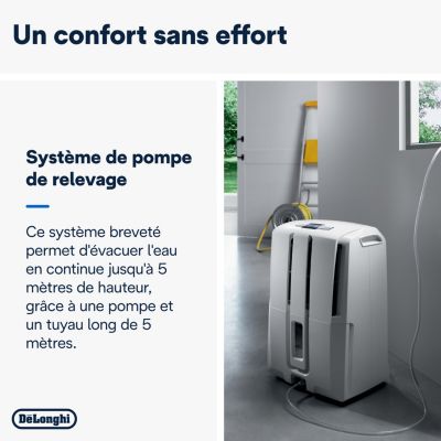 Déshumidificateur Delonghi DD233P 30L/J 60m²