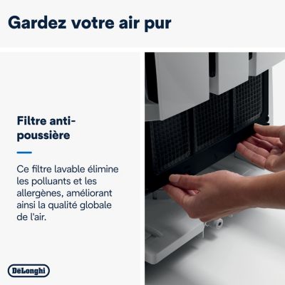 Déshumidificateur Delonghi DD233P 30L/J 60m²