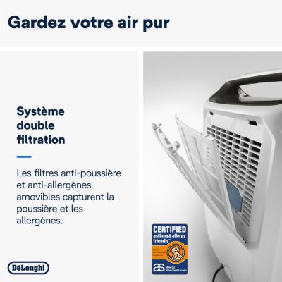 Déshumidificateur Delonghi DEXD 214F 14L/J 26m²