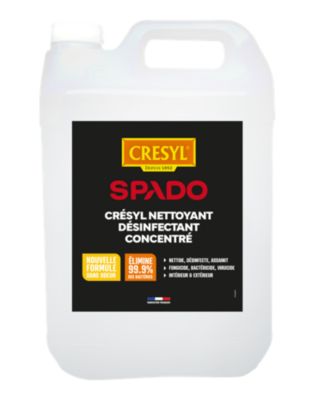 Désinfectant bactéricide fongicide 5L, Crésyl Spado